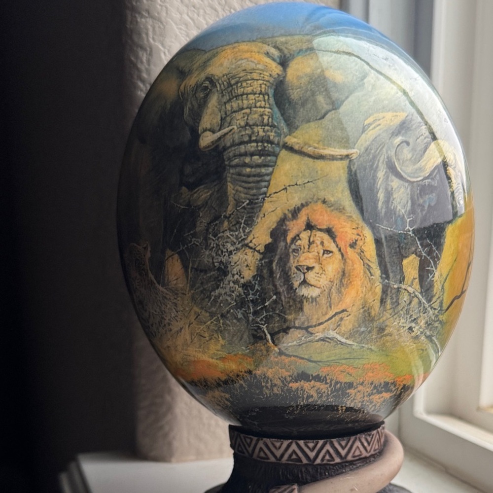 Ostrich Egg Africa Game Souvenir